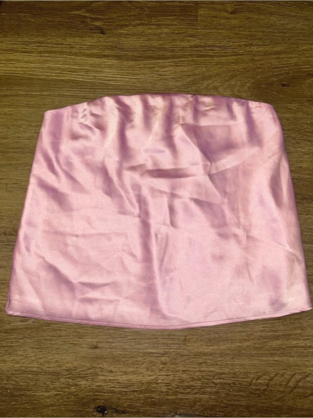 wild fable Pink Satin Tube Top